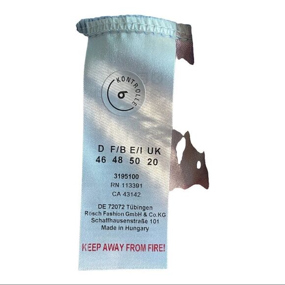 Louis Feraud Shift Dress Multicolor Abstract Flutter Short Sleeve Sheath Women 6 - Picture 7 of 8